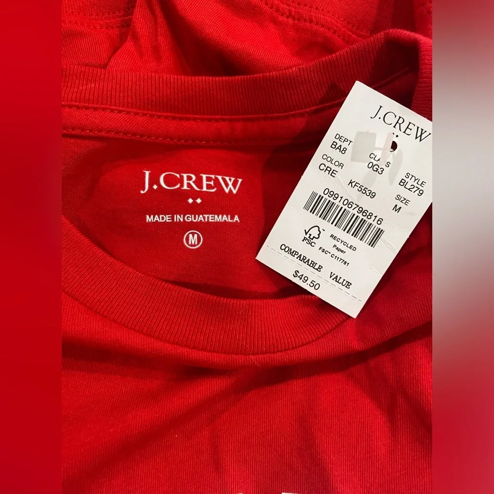J. Crew 100% cotton